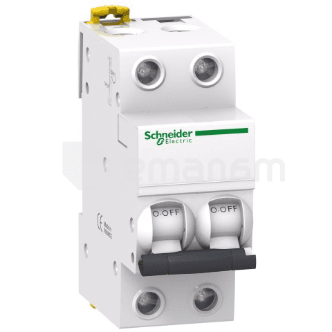 ავტომატური ამომრთველი Schneider Electric 6kA 10A 2P C A9K24210