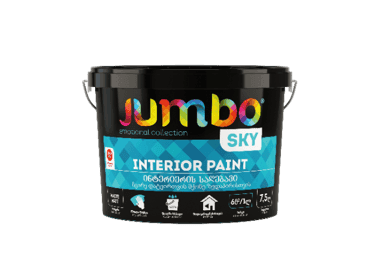 Jumbo Sky ინტერიერის საღებავი 12კგ