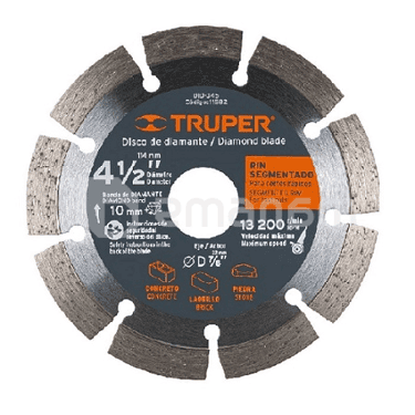 ალმასის დისკი Truper Segmented DID-345 115 მმ