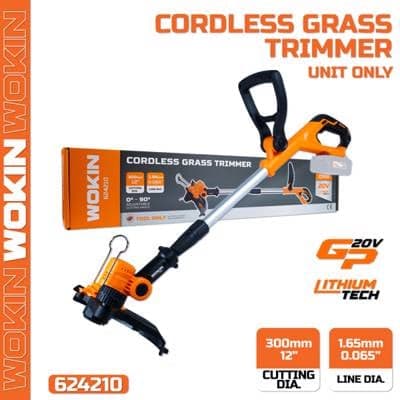ბალახის საკრეჭი Wokin 624210, 20V, Grass Trimmer, Orange