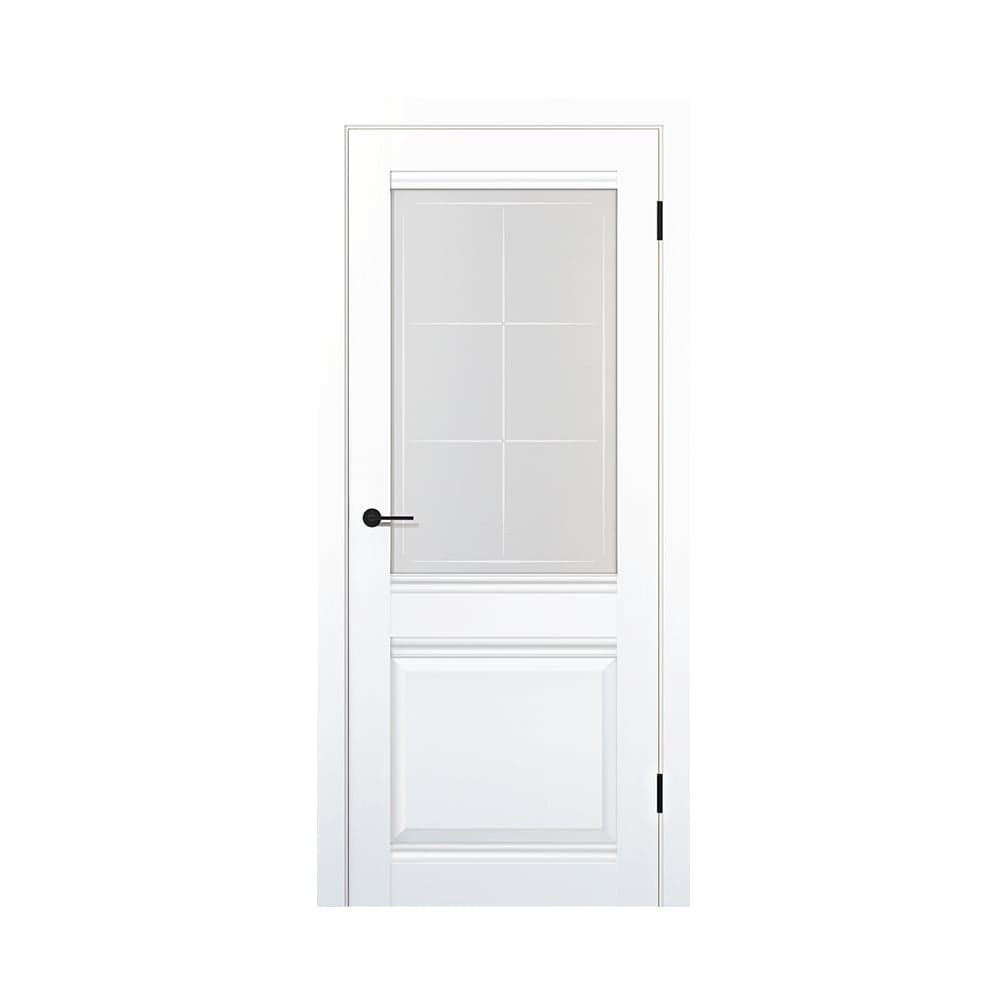 კარი მდფ PVC 215-70 (Арт. ECOSN0104 ОВ  WHITE POLIPROFILEN