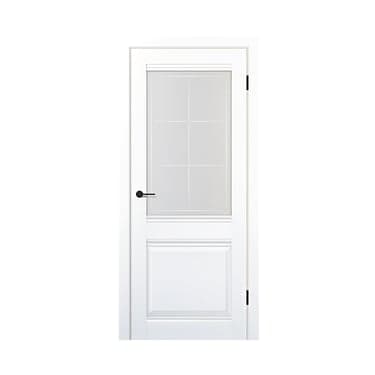 კარი მდფ PVC 215-70 (Арт. ECOSN0104 ОВ  WHITE POLIPROFILEN