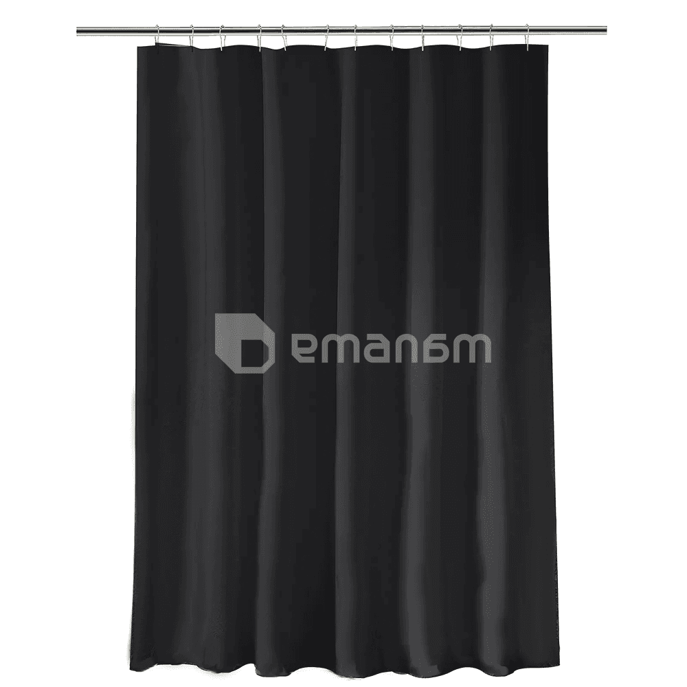 აბაზანის ფარდა სილიკონის შავი Sanitary ware's window JS185326