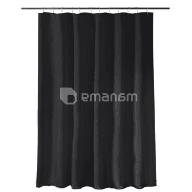 აბაზანის ფარდა სილიკონის შავი Sanitary ware's window JS185326