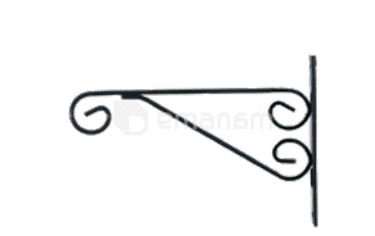 ყვავილების საკიდი Metallurgica Buzzi Wall Bracket 25x20 სმ