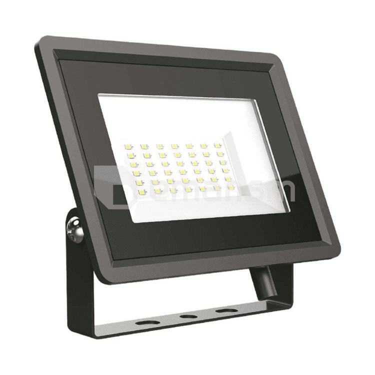 ლედ პროჟექტორი  V-TAC 30W SMD  F სერია შავი ფერი  6400K 6745