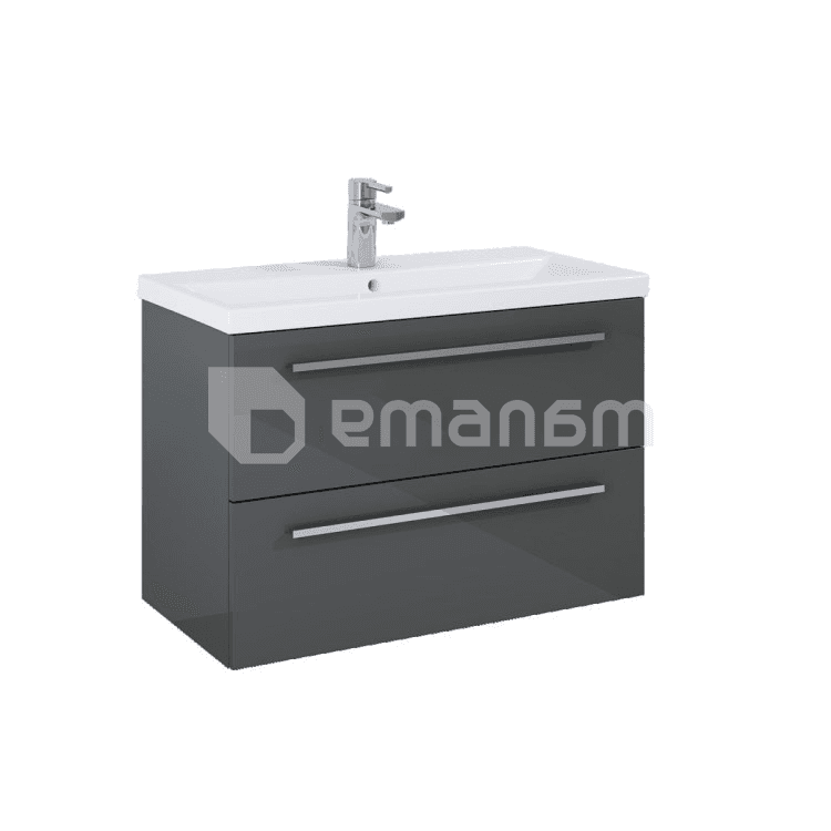ტუმბო ჩამოსაკიდი Elita Kwadro Plus 166771 79.6x39.6 anthracite
