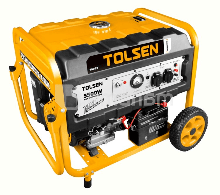 გენერატორი ბენზინის Tolsen 79992 5500W