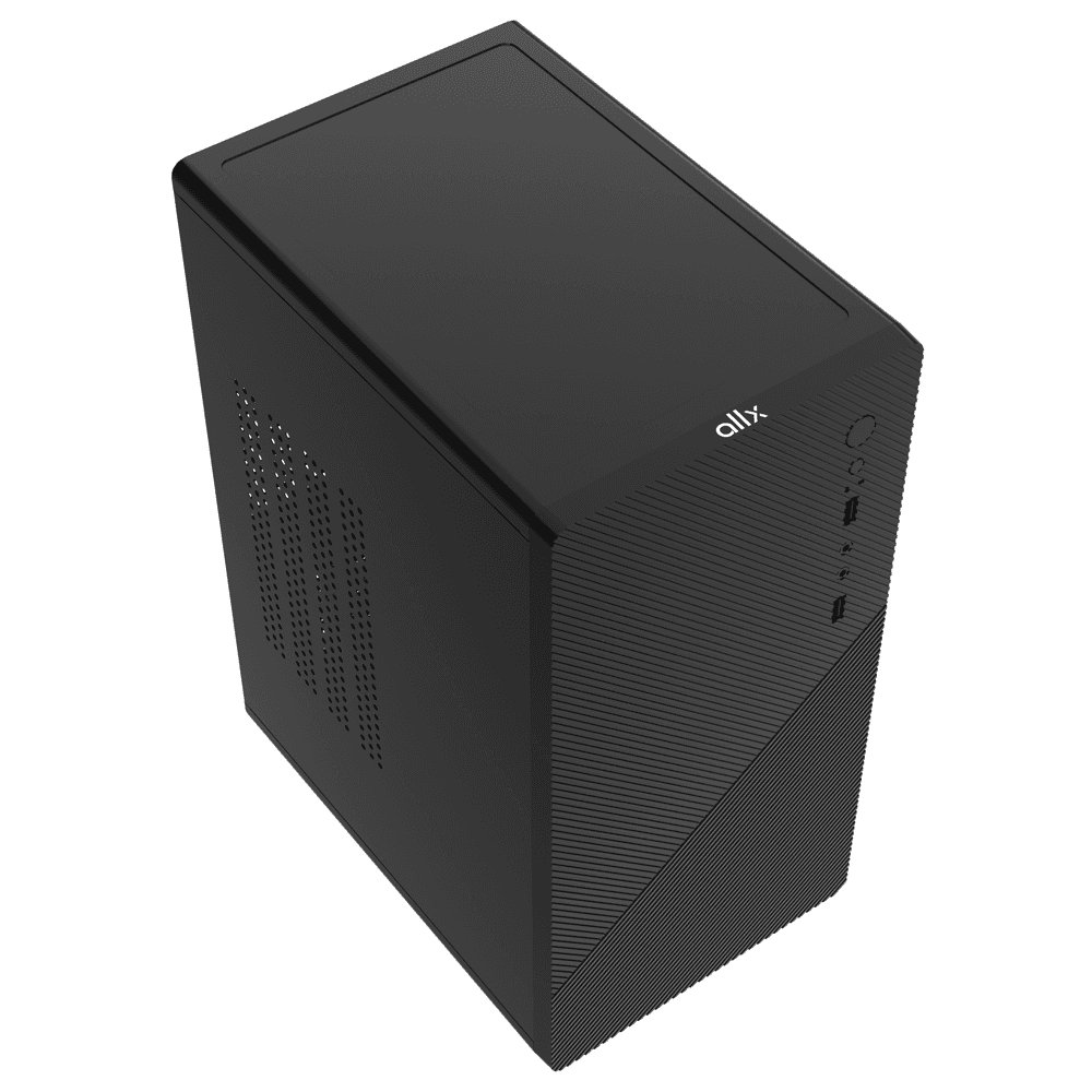 ქეისი ALLX AX-B1635, Computer Case, MATX, ITX, USB1.0x2, Black