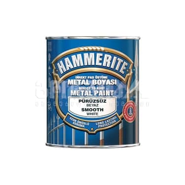 ანტიკოროზიული საღებავი 3/1-ში "Hammerite"თეთრი გლუვი 2,5ლტ