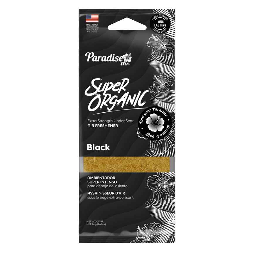 არომატიზატორი Paradise Air Super organic შავი