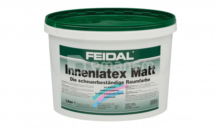 საღებავი შიდა სამუშაოებისთვის Feidal Innenlatex Matt 10 ლ