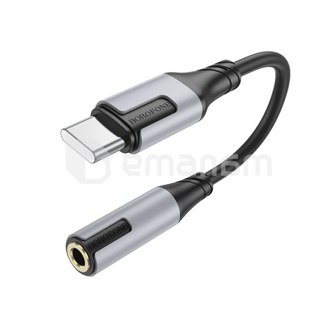 აუდიო გადამყვანი Borofone USB-A 2x3.5მმ