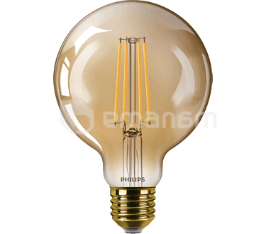 შუქდიოდური ნათურა PHILIPS G93 2200K 7.2W E27