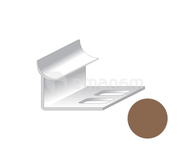 შიდა კუთხე ფილის Salag PVC 9/2500 მმ ყავისფერი