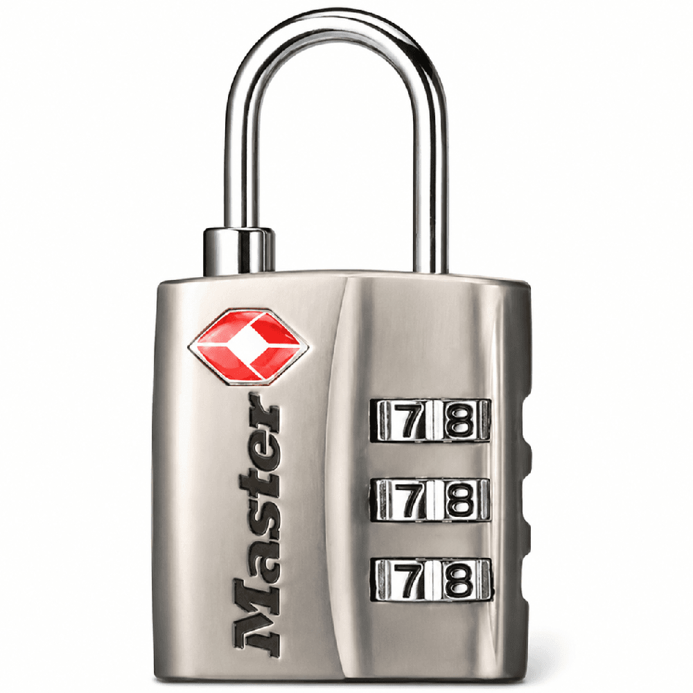 კოდირებული სამგზავრო ბოქლომი Master Lock 4680EURDNKL ნაცრისფერი 30 მმ