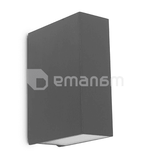 ფასადის სანათი New Light 1652/093 2x 4W მუქი ნაცრისფერი