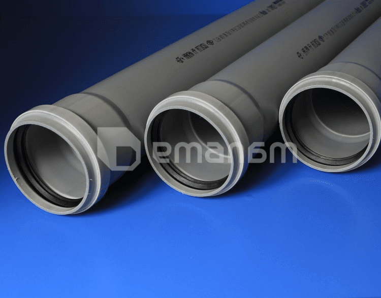 მილი შიდა კანალიზაციის  HAKAN100X3000 PP HT S20 GREY