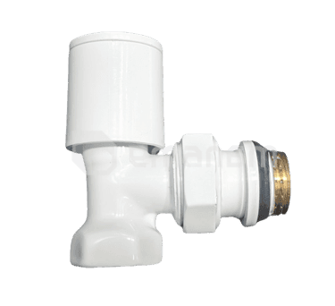 დეკორატიული ვენტილი Florad white 1/2