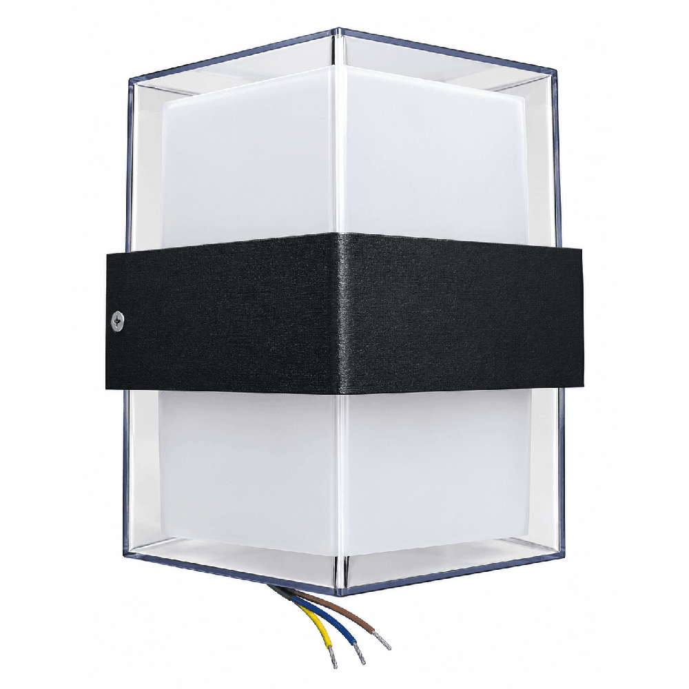 ბაღის კედლის LED სანათი AIMON TPLED-09 12 W IP65 3000 K შავი