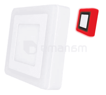 პანელი Klaus LED KE36808R 24W 6500K კვადრატი წითელი