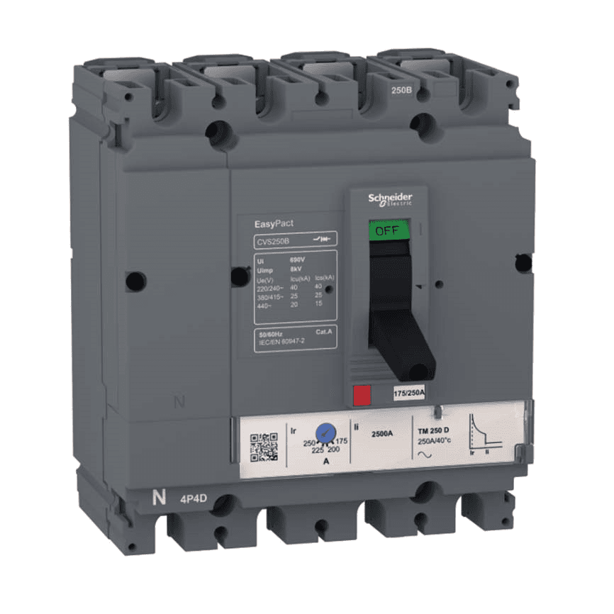 ავტომატური ამომრთველი Schneider Electric 4Р C63 25кА curve