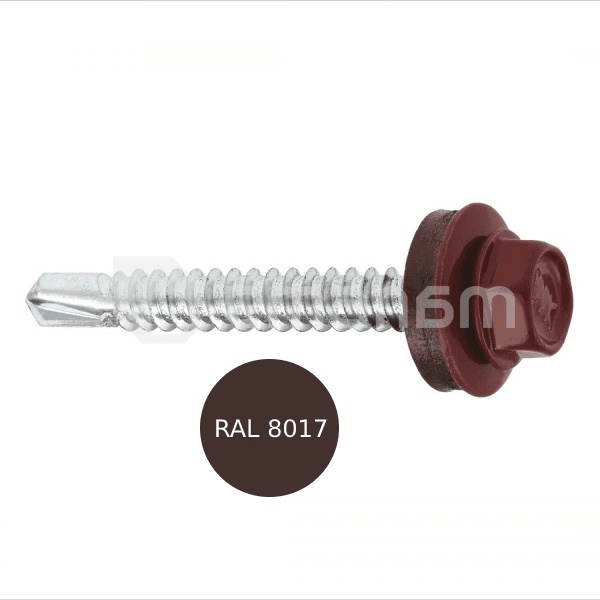 სახურავის ჭანჭიკი Wkret-met WF-48025- RAL 8017 250ც