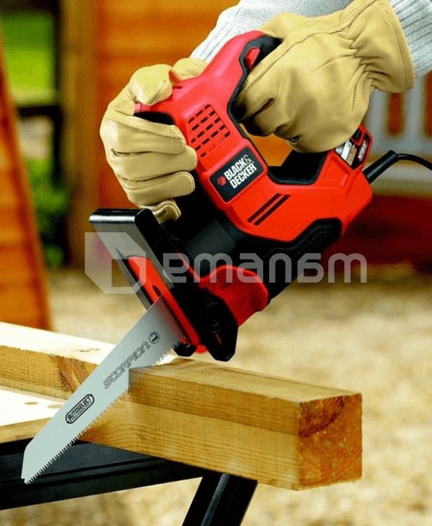 ხმლისებრი ხერხი Black+Decker Scorpion RS890K-QS 500W