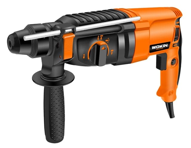 პერფორატორი Wokin 787180, 800W, 1200Rpm, ROTARY HAMMER(INDUSTRIAL) Black/Orange