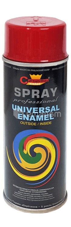 უნივერსალური სპრეი საღებავი Champion Universal Enamel RAL 3003 400 მლ ლალისფერი