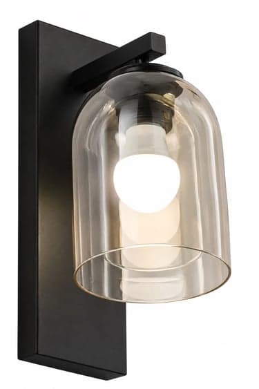 ბრა HX-B2148 HX E27 1 MAX 60W შავი შუშა