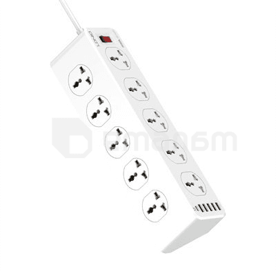 ქსელის ფილტრი LDNIO SC10610 10 2м 2500W 6 USB PD+QC