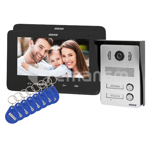 ვიდეო დომოფონი ORNO 7 INDI MULTI N 2 დას OR-VID-VP-1071/B