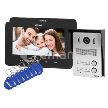 ვიდეო დომოფონი ORNO 7 INDI MULTI N 2 დას OR-VID-VP-1071/B