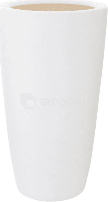 ქოთანი კერამიკული Oriana Kashpo 17,0L CYLINDER SILK WHITE