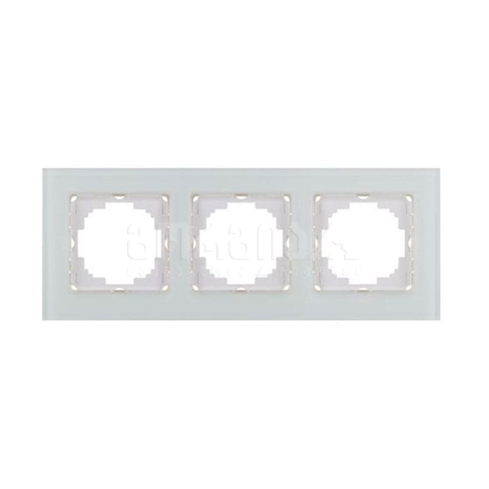 მინის სამიანი ჩარჩო alegra white - 25WH0093