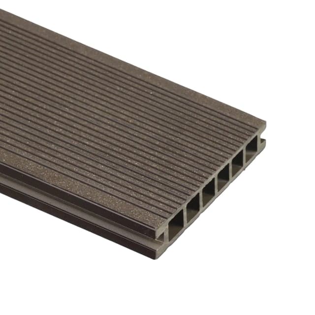ტერასის დაფა BERGDECK B140 Walnut 1ც=0,31მ² 140x22x2200 მმ