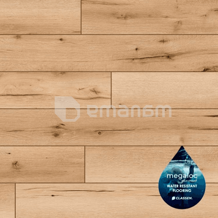 ლამინატი წყალმდგრადი Classen Ambience Aqua Protect 53679 4V AC5/33 მუხა Kasai 1285x158x10 მმ