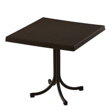 მაგიდა Comfort Time Palmiye Rattan CT063 80x80 მუქი ყავისფერი