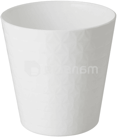 პლასტმასის ქოთანი FORM PLASTIC Diamond petit 3730-011 Ø15 თეთრი