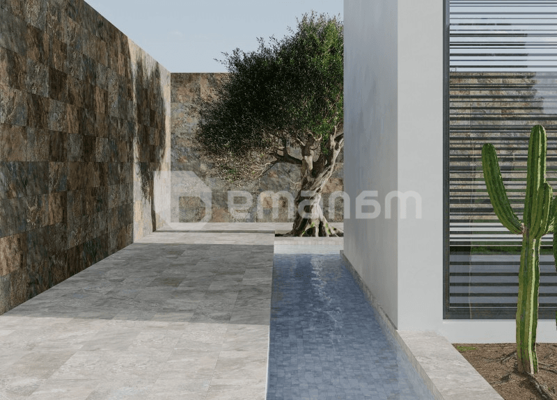 კერამოგრანიტი Halcon Ceramicas P Piedra Bali Oxido Mat PRI 30X60სმ