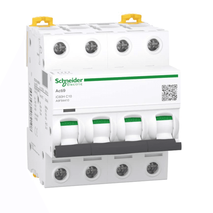 ავტომატური ამომრთველი Schneider Electric 4Р C10 6кА curve