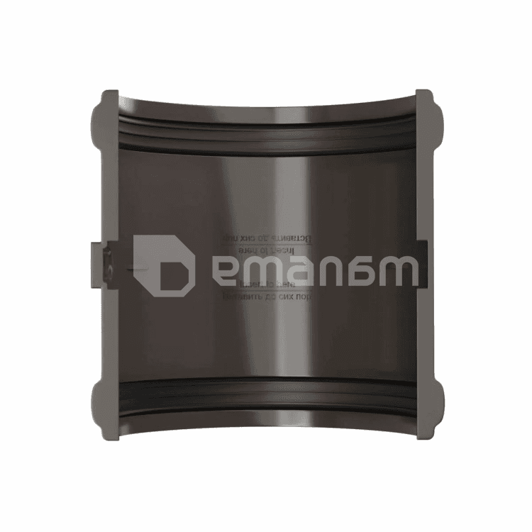 ღარის შემაერთებელი Technonicol 125/82 PVC მუქი ყავისფერი