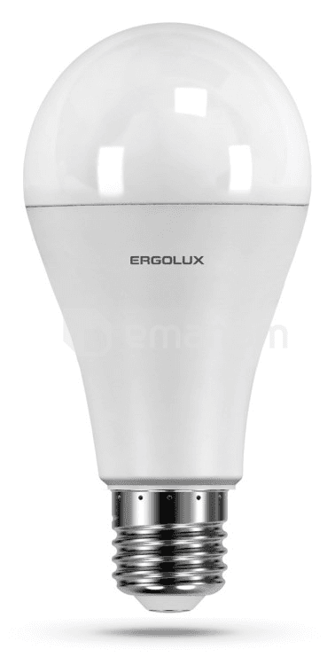 შუქდიოდური ნათურა Ergolux LED-A65-25W-E27-3K 3000K 25W E27