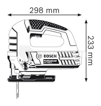 ბეწვა ხერხი Bosch GST 8000 E Professional 710W (060158H000)