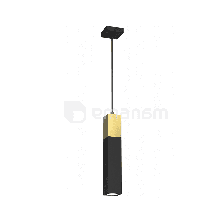 საკიდი Luminex 4138 Tulum gold 1 GU10 8W შავი ოქროსფერი