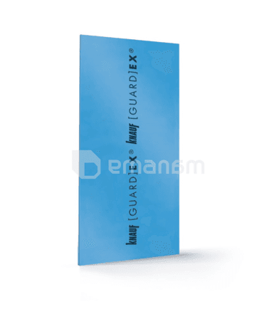 თაბაშირ-მუყაოს ფილა Knauf Guardex GM-FH 1R 12,5x1200x2400 მმ