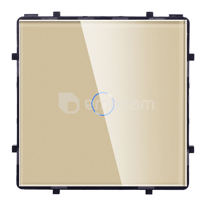 ჩამრთველი ჩარჩოს გარეშე სენსორით Socket Elegant Wireless Wi-Fi 1 ოქროსფერი