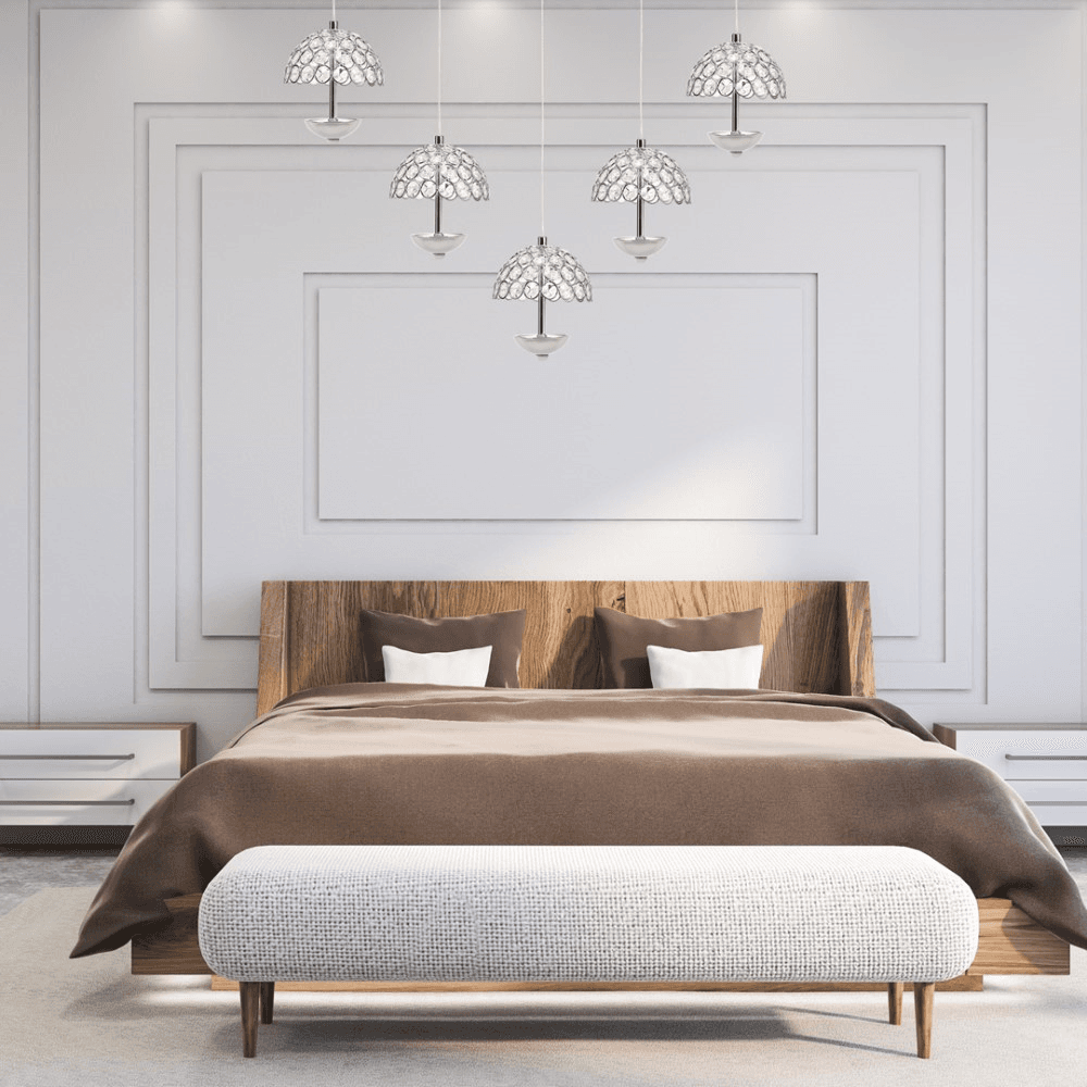 საკიდი Milagro VENUS LED 5 5W 4000K 1750Lm ქრომი