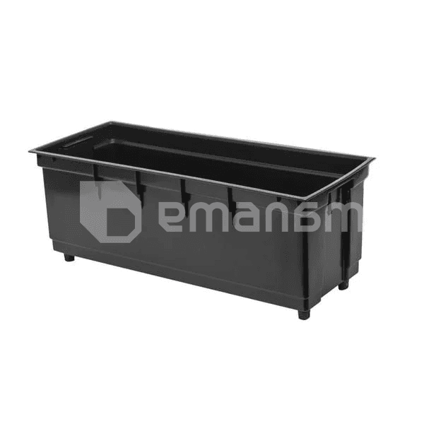 ქოთანი ყვავილის Lamela BEGONIA 19x56სმ 12ლ ნაცრისფერი